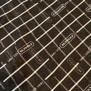 Authentic Lightweight Coach Silk Scarf